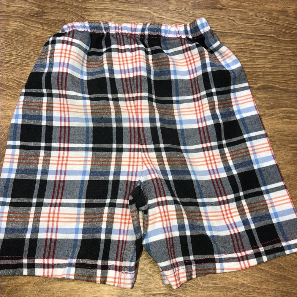 Nickelodeon Boys 4T Plaid Shorts - Picture 2 of 3
